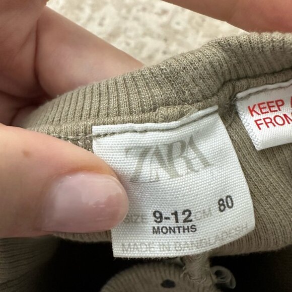 Zara Baby Girl Polka Dot Pants Size 9-12 Months - Picture 3 of 3